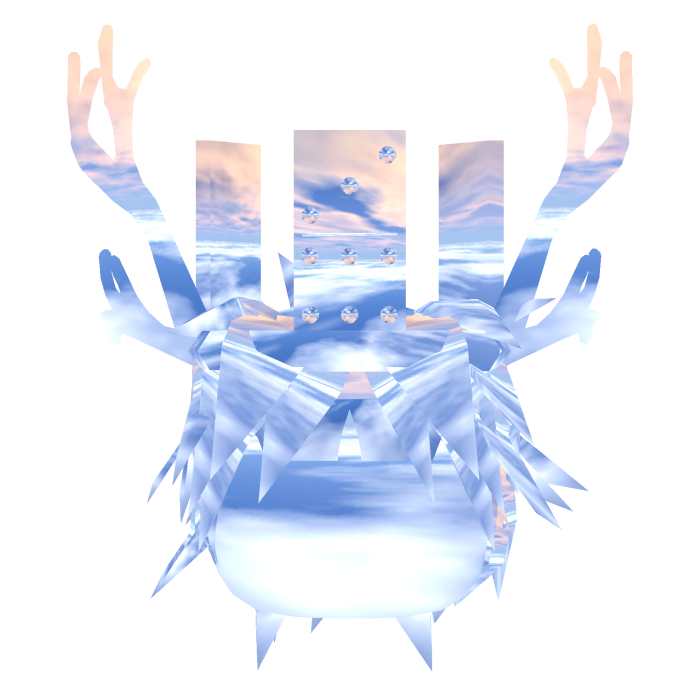 Skybox Hair Crown Antlers Clockwork Face Combo