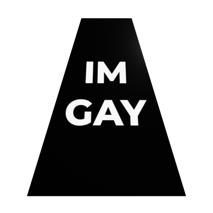 IM GAY Cape Roblox item
