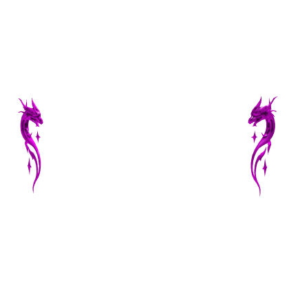 Neon Purple Dragon Facial Jewelry