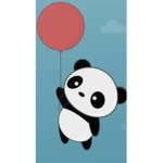 Panda love cuddles