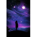 galaxy moon ######