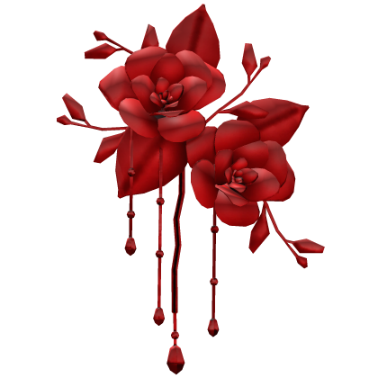 Red Flower Headpiece