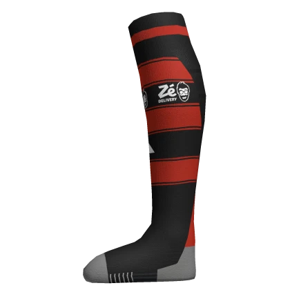 Flamengo Home Kit Socks 25/… - Left Shoe Accessory Roblox item thumbnail