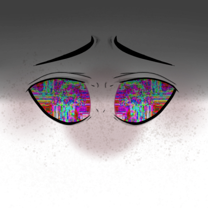 Glitched eyes Roblox decal