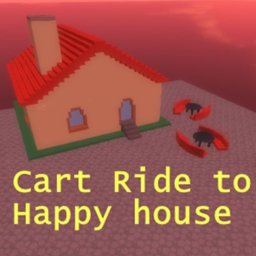 Cart ride to Happy house