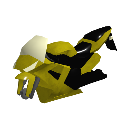Yellow Motorcycle Body