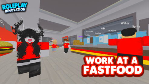Fast Food Roleplay!🍔RoDonalds & Restaurant