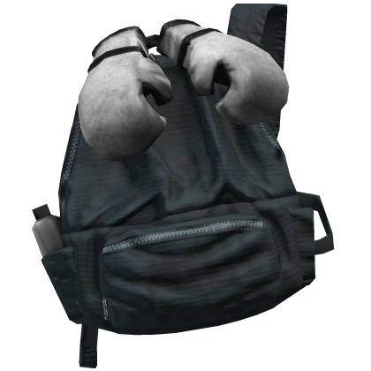 Blue Boxing Glove Grunge Backpack 1.0