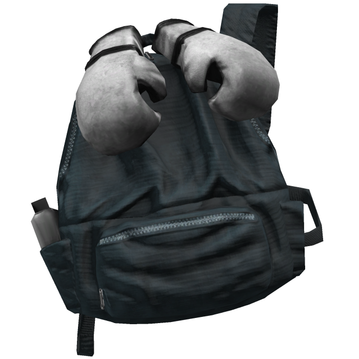 Blue Boxing Glove Grunge Backpack 1.0