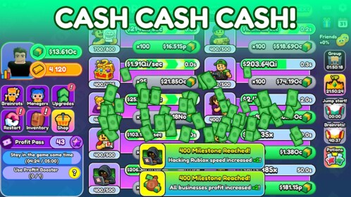 💵 Cash Cash Idle!