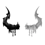 Chained Horns Black & White