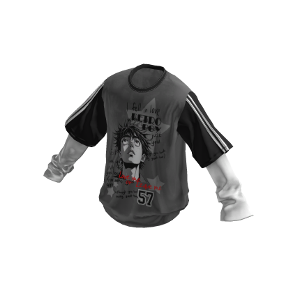 💗Y2K GRAPHIC T-SHIRT_BLACK thumbnail