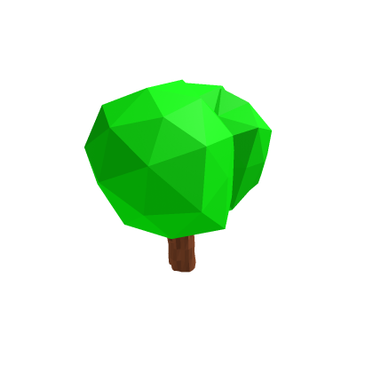 Low poly tree
