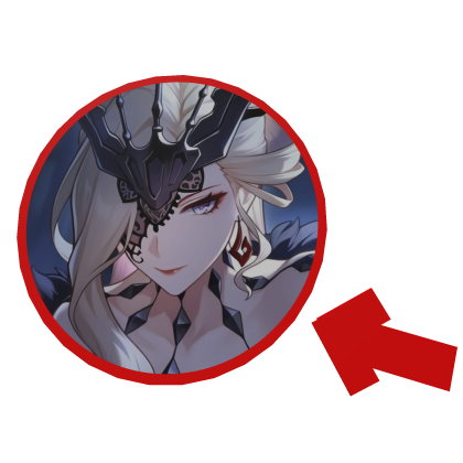 Signora Genshin Impact Pointing Arrow Roblox item