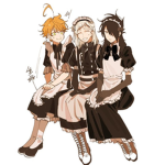 The cute cat maids