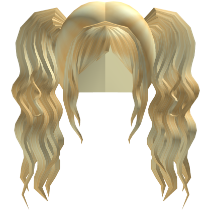 Cute Scene Gyaru Pigtails Long Wavy Blonde
