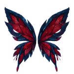 (CODE: 4ai) Fantasy Crimson Boom Butterfly wings🦋