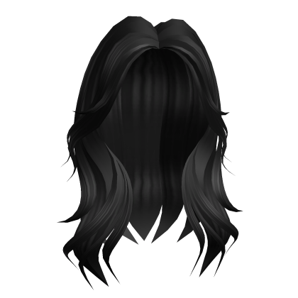 Y2K Layered Wolfcut (Black) Roblox item