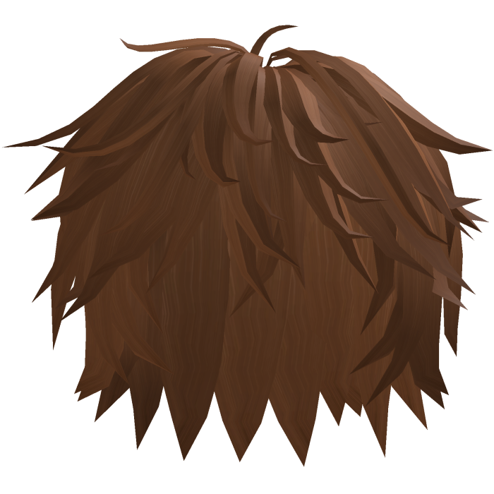 Ginger Fluffy Messy Layered Anime Hair 