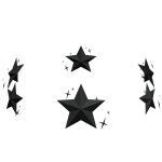 Black Star Crown Halo