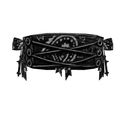 Onyx Black Paisley Corset Blindfold (3.0)