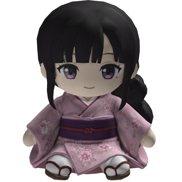 Pelucia Miyo Saimori Cabeça