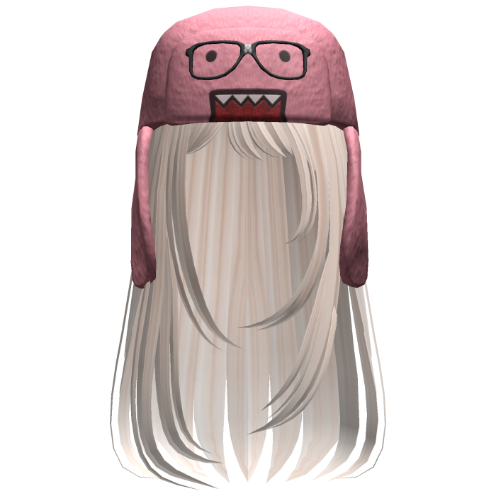 Domo Long Girl Hair Pink V5