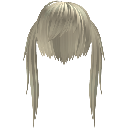 Light blond alt vkei anime cute scene cut pigtails Roblox item
