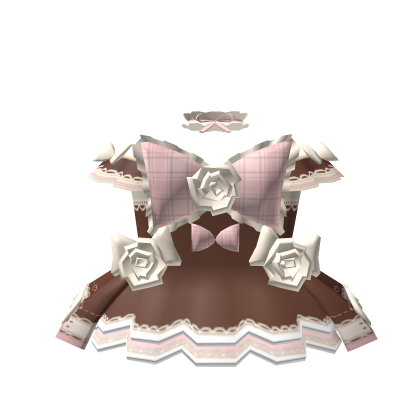 🎀3.0 Romantic Chocolate princess doll dress
