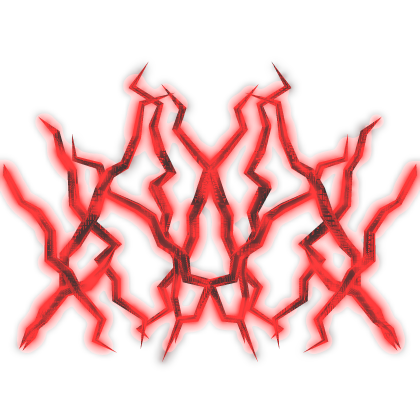 [Glitched+Glowing] Red Lightning Strike Aura