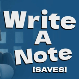 Write A Note 📝 [SAVES]