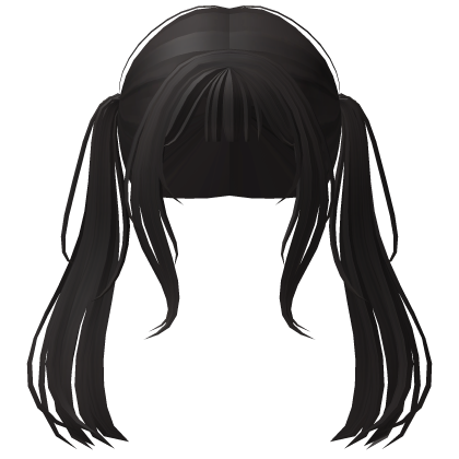 ♡ Deep Brown Twintail Whisper Roblox item