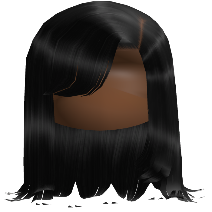 𝓭 Layered Medium Length w/ Side Bangs (Black)