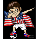 Soccer player dabs only