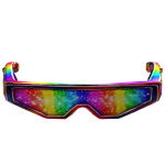🌈Rainbow lgbtq Sparkle Laser Shades🕶️