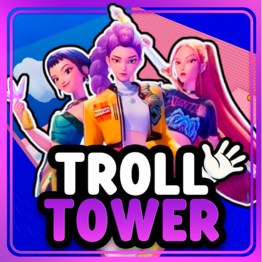 KPop Demon Hunters Troll Tower 🎤 official Roblox game thumbnail