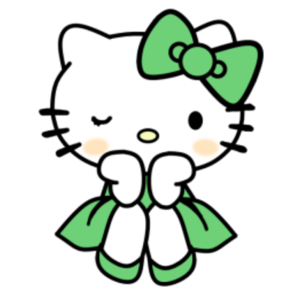 Hello Kitty Green Roblox decal