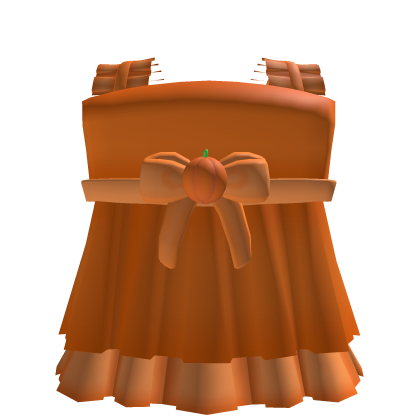 Orange Pumpkin Dress tweencore 