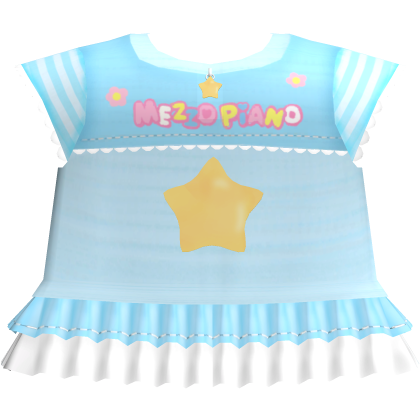 Cute Kawaii Mezzo Piano Blue Dress Roblox item