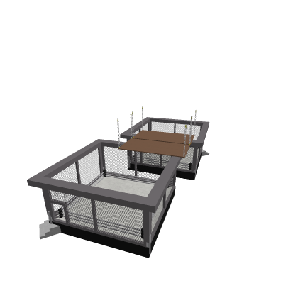 Duel cage with rafters