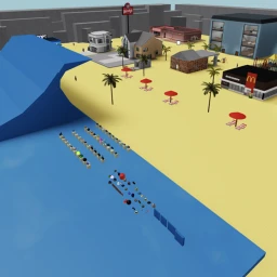 Beach life island icon