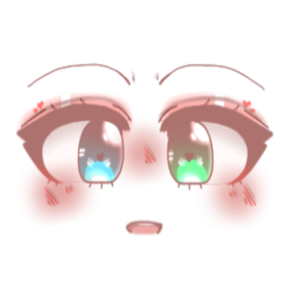 Anime Face | livin' the sweet life Roblox decal