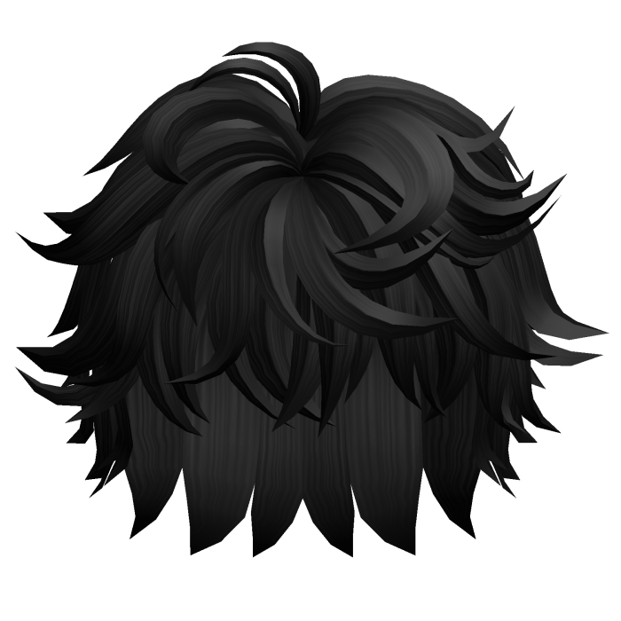 Fluffy Messy Emo Boy Hair