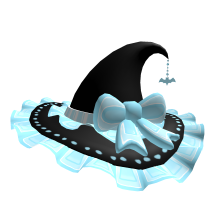 Blue and Black Witch Hat Roblox item