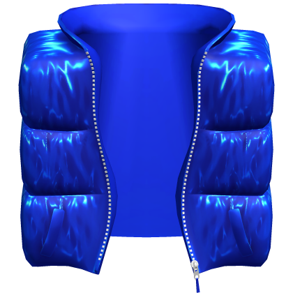 Puffer Vest Jacket Shiny Blue [1.0]