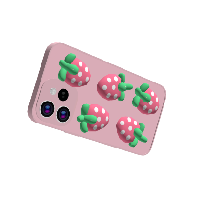 Pink Strawberry Phone 🍓 (Hand) thumbnail