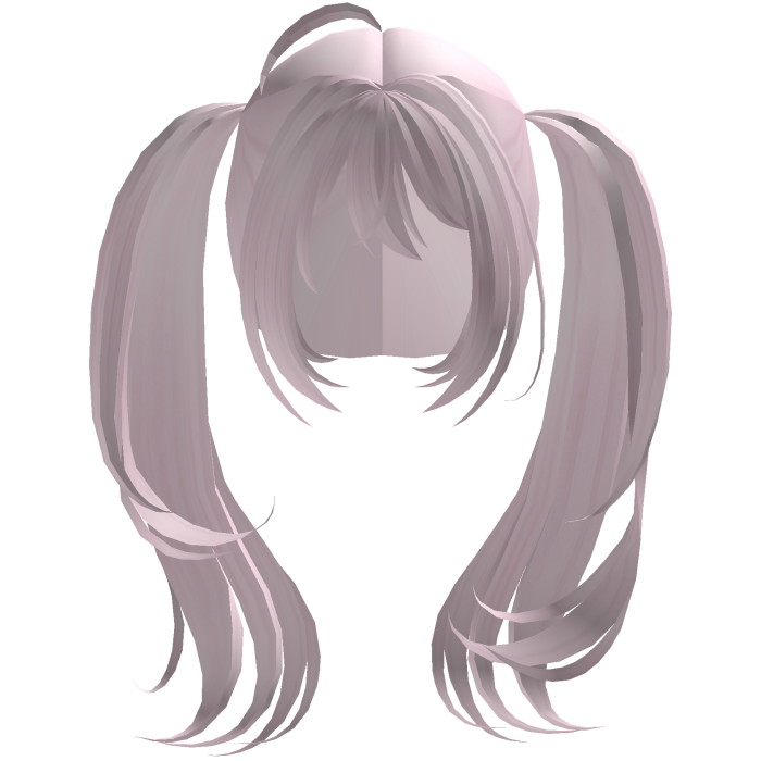 Light pink Big long anime tails egirl cute kawaii