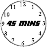 You stayed for 45 minutes