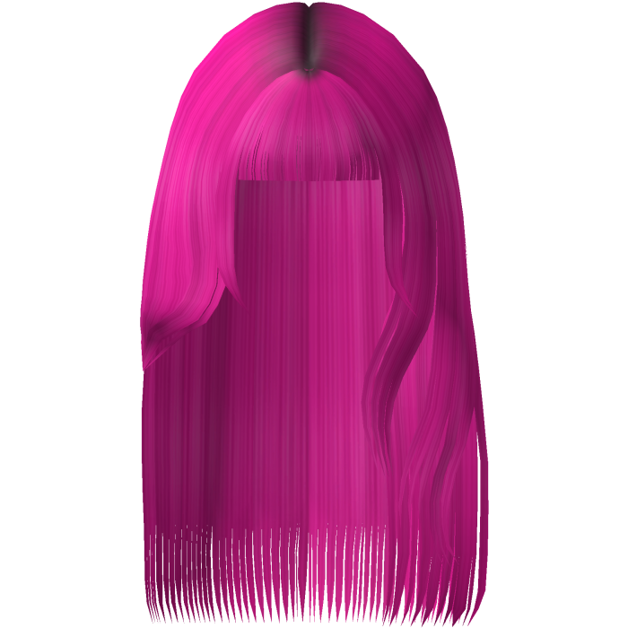 ADELA Hair w/ Bangs (Hot Pink)