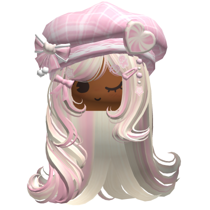 ♡ Christmas Fluffy Beret Combo (Pink Beige)